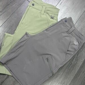 Vortex Optics Sun‎ Slayer Shorts Sz 30 Stretch UPF Cargo Hybrid 10 Inch Lot Of 2